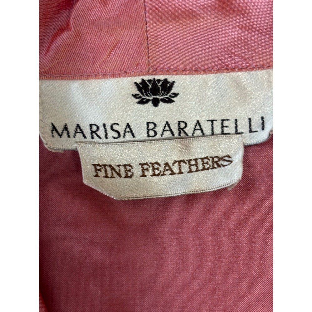 Marisa Baratelli Womens Thai Silk Blouse M Dressy Business Cocktail Wedding - Picture 6 of 11